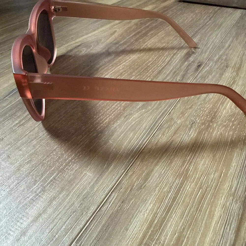 Zenni Sunglasses Plastic Pink Polarized 123919 52 16 148